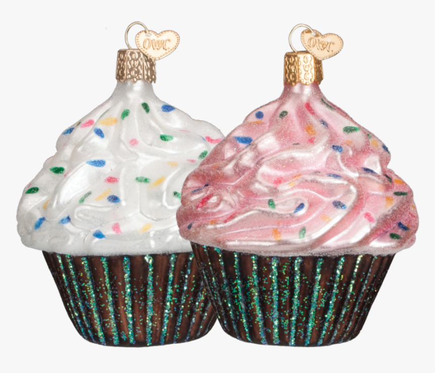 Cupcake Christmas Tree Ornaments, HD Png Download