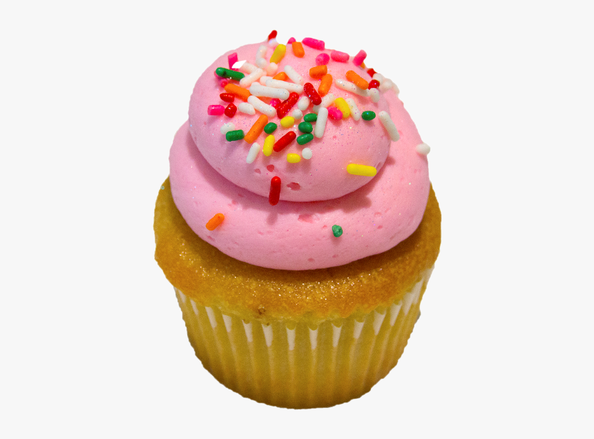 Vanilla Diva - Sprinkles Cupcake Transparent Background, HD Png Download