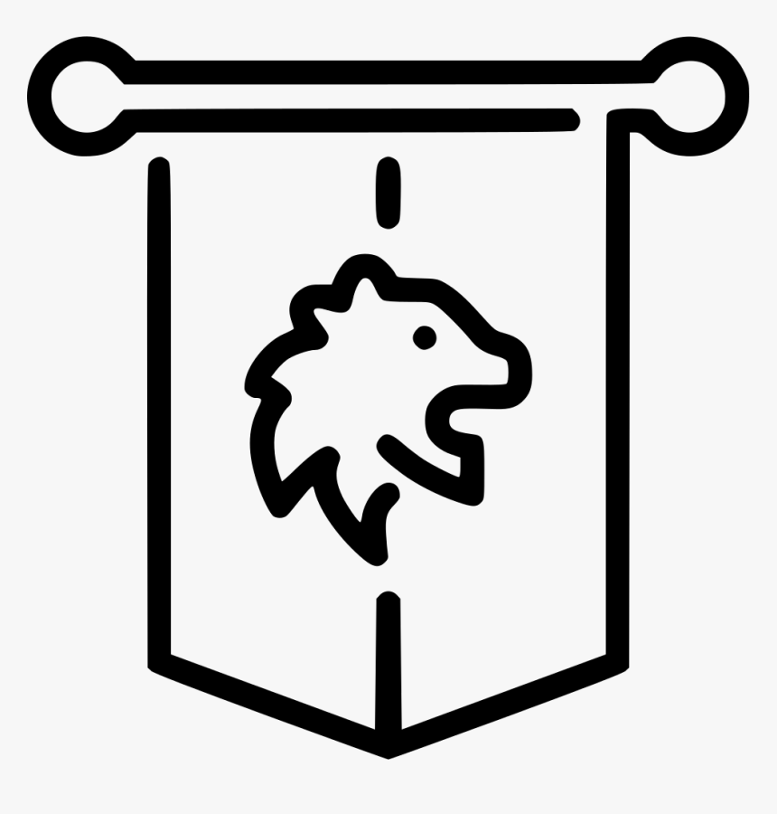 Lion Amblem - Medieval Flag Icon, HD Png Download