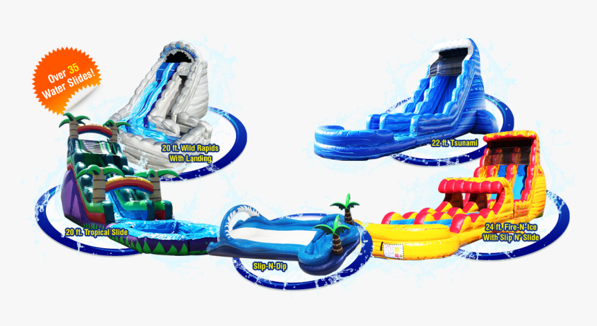 Ez Inflatables 22 Ft - Water Slide, HD Png Download