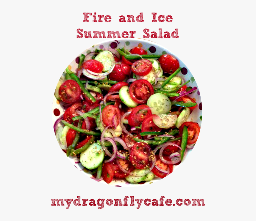 Fire And Ice Summer Salad2 - Caprese Salad, HD Png Download