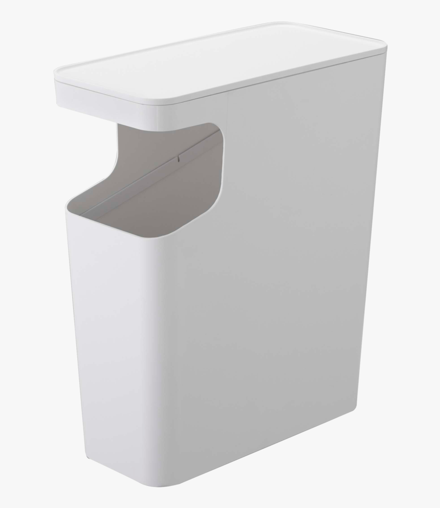 Product Image Of White Yamazaki Side Table And Trash, HD Png Download