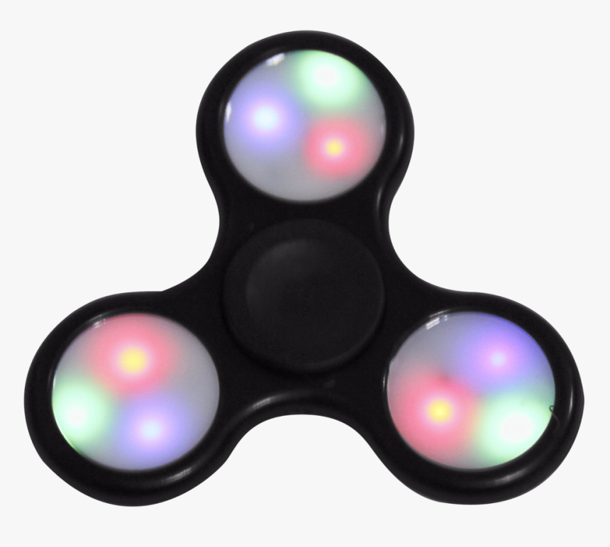 Led Fidget Spinner Png Free Download - Fidget Spinner De Led, Transparent Png