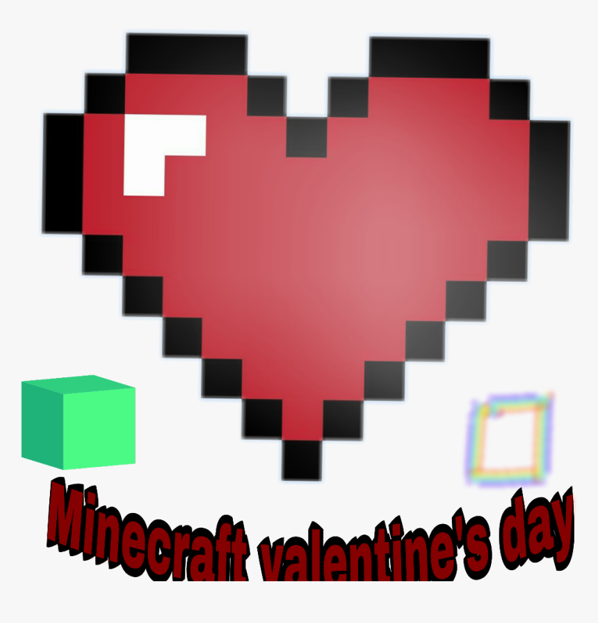 #minecraft Pocket Edition Valentine S Day - Graphic Design, HD Png Download