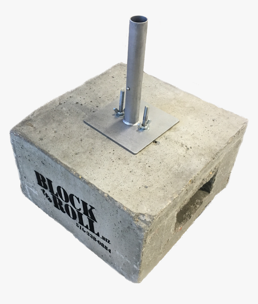 Pole Base 8 On Block - Pole Base, HD Png Download