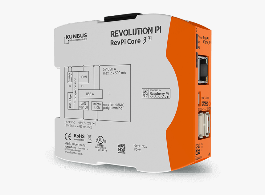Kunbus Revpi Core 3 

 
 Data Rimg Lazy 
 Data Rimg - Industrial Raspberry Pi, HD Png Download