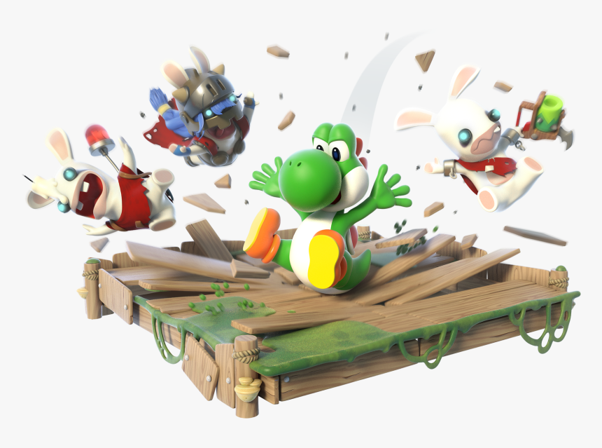 Mario Rabbids Kingdom Battle Rabbid Yoshi, HD Png Download