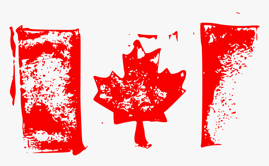 Grunge Flag Of Canada 2 - Flag, HD Png Download