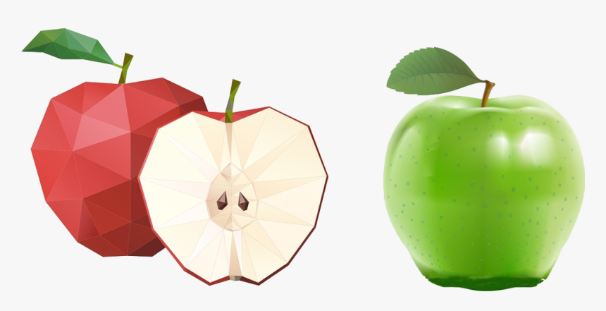 Apple Cut In Half Clipart - Open Apple Drawing, HD Png Download