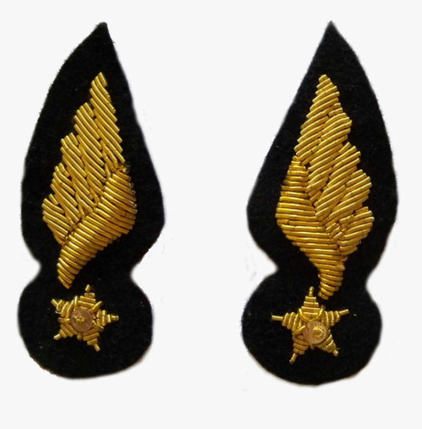 Wwi French Pilot Officer Collar Insignia - Earrings, HD Png Download