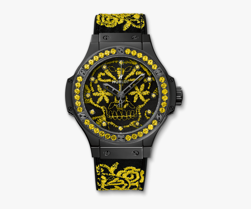 Hublot Big Bang Broderie Sugar Skull Fluo, HD Png Download