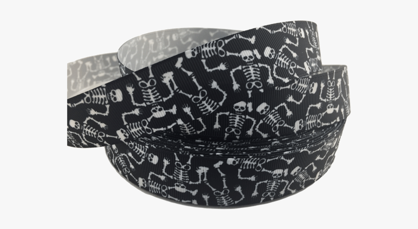 Ribbons [tag] Skelton Printed Ribbons, 1″ Grosgrain, - Belt, HD Png Download