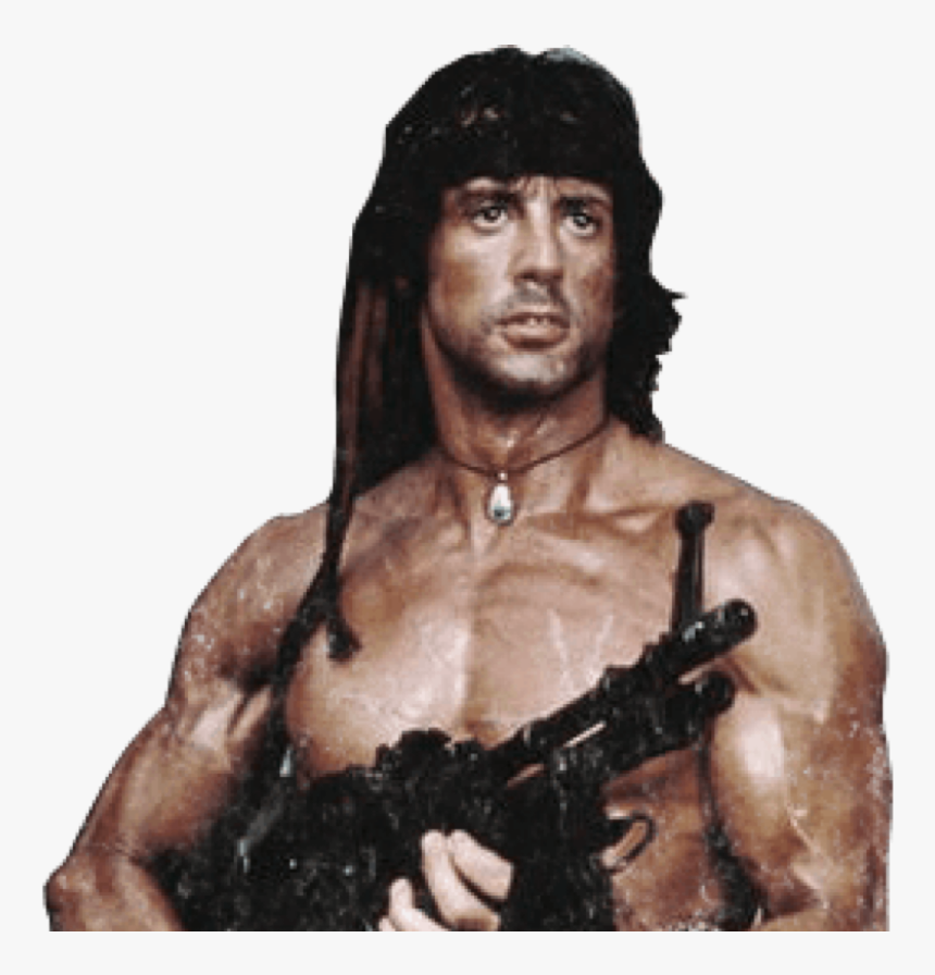 Arnold Schwarzenegger Clipart Transparent - Rambo Render Png, Png Download