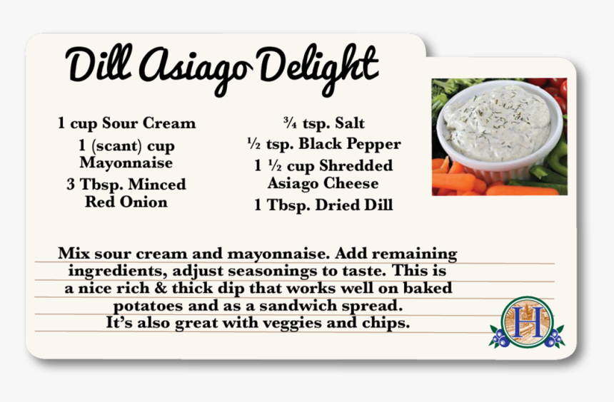 Dill Asiago Delight - Diet Food, HD Png Download