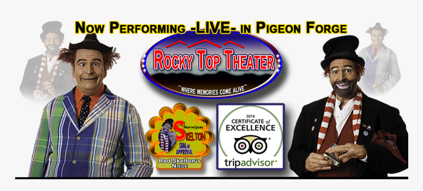 Red Skelton Pigeon Forge Brian Hoffman - Fête De La Musique, HD Png Download