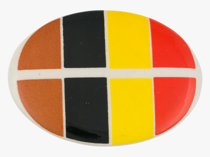 Brown Black Yellow Orange Art Button Museum - Circle, HD Png Download