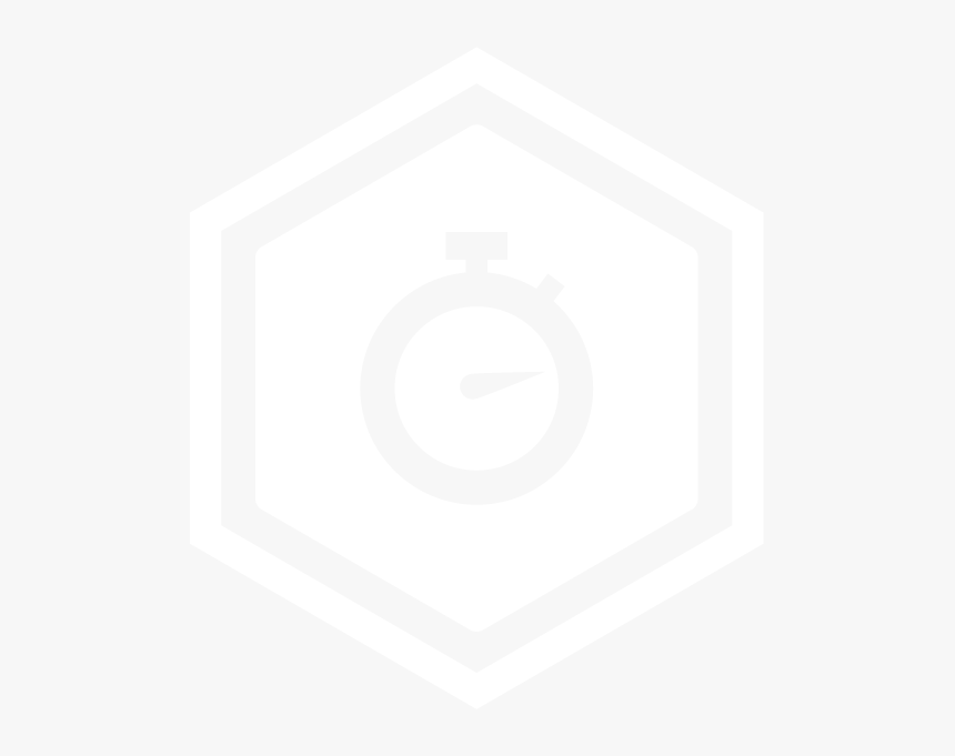 Stopwatch Icon White - Circle, HD Png Download