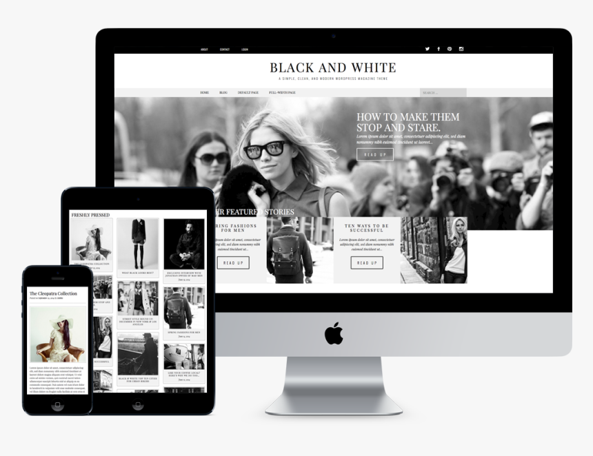 Website Black And White, HD Png Download