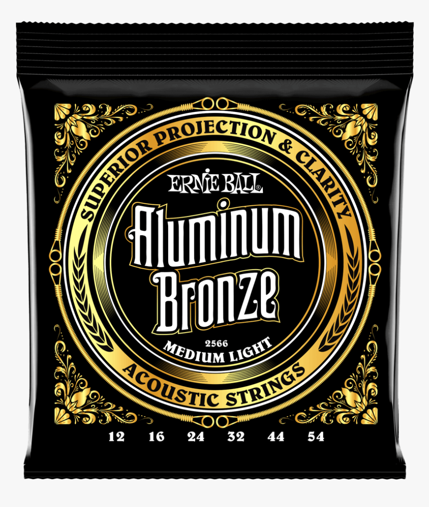 Medium Light Aluminum Bronze Acoustic Guitar Strings - Ernie Ball Aluminum Bronze, HD Png Download