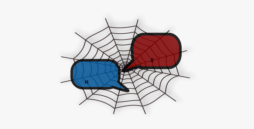 Netikett Svg Clip Arts - Spider Net, HD Png Download