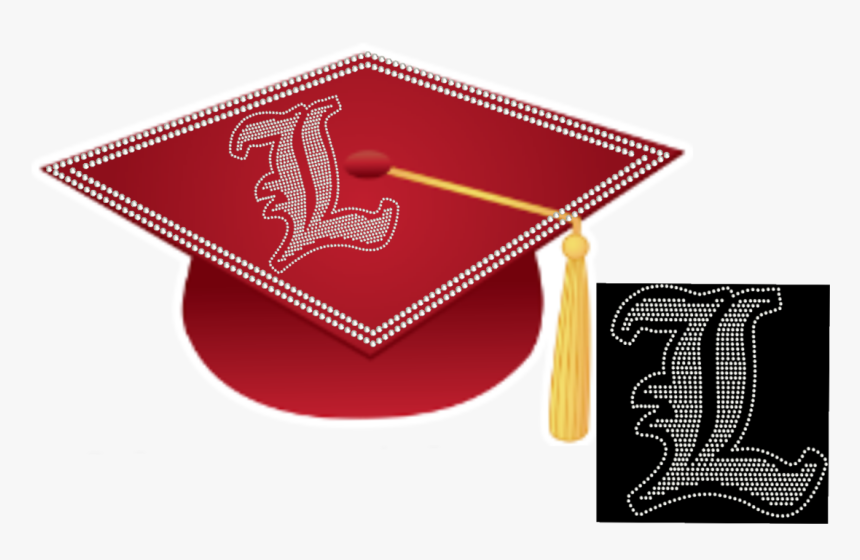 College Logo Rhinestone Graduation Cap Louisville - Seven-ball, HD Png Download