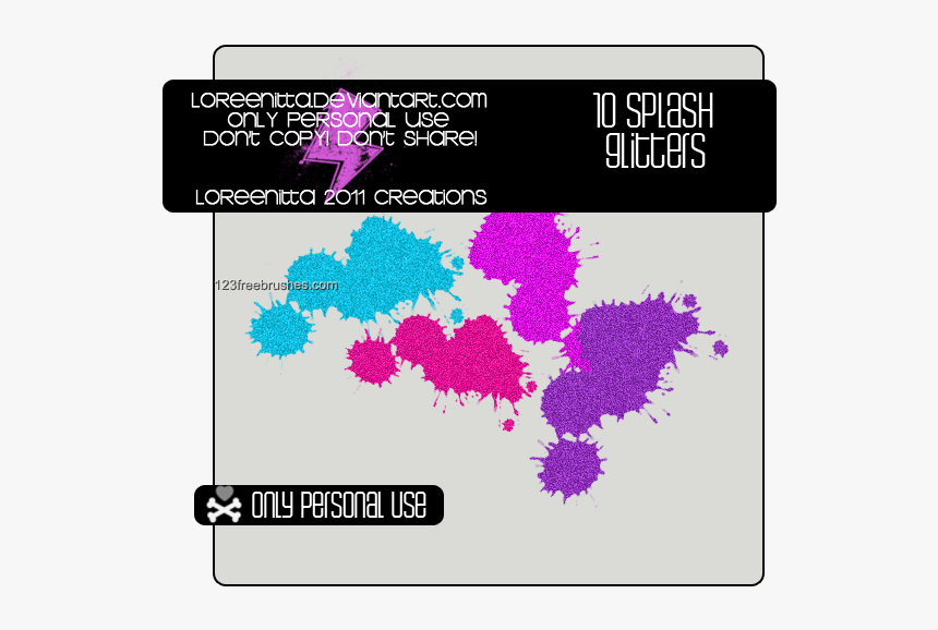 Splash Glitter - Portable Network Graphics, HD Png Download