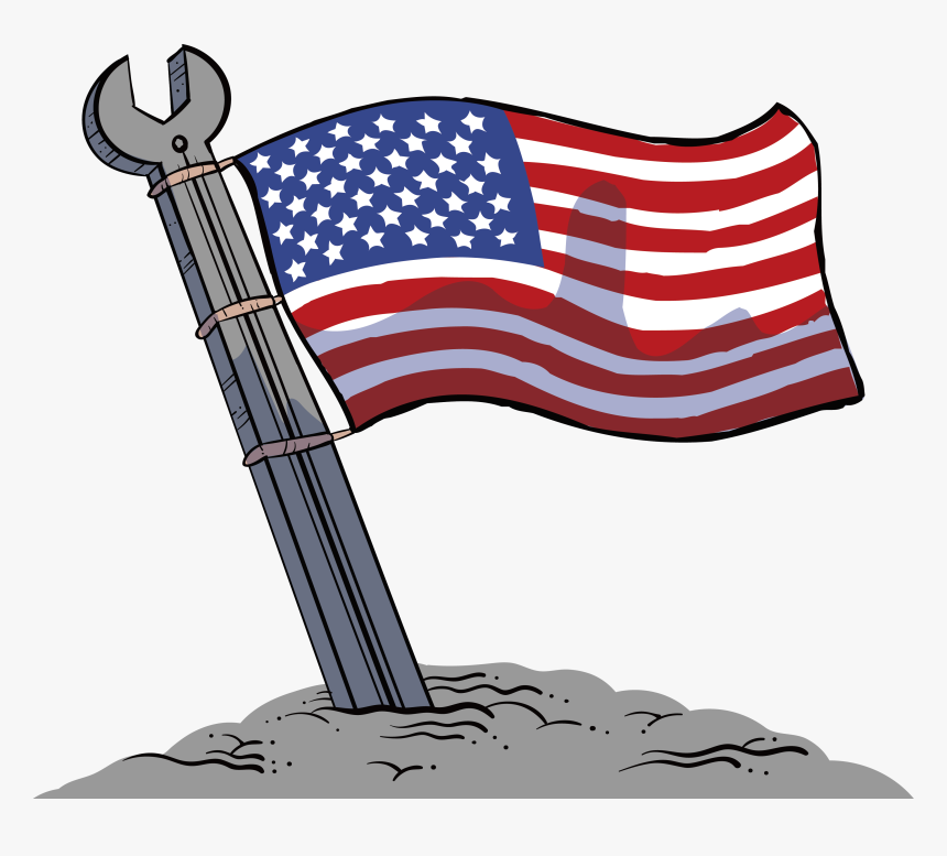 Flag Of The United States National Flag - American Flag Wrench, HD Png Download