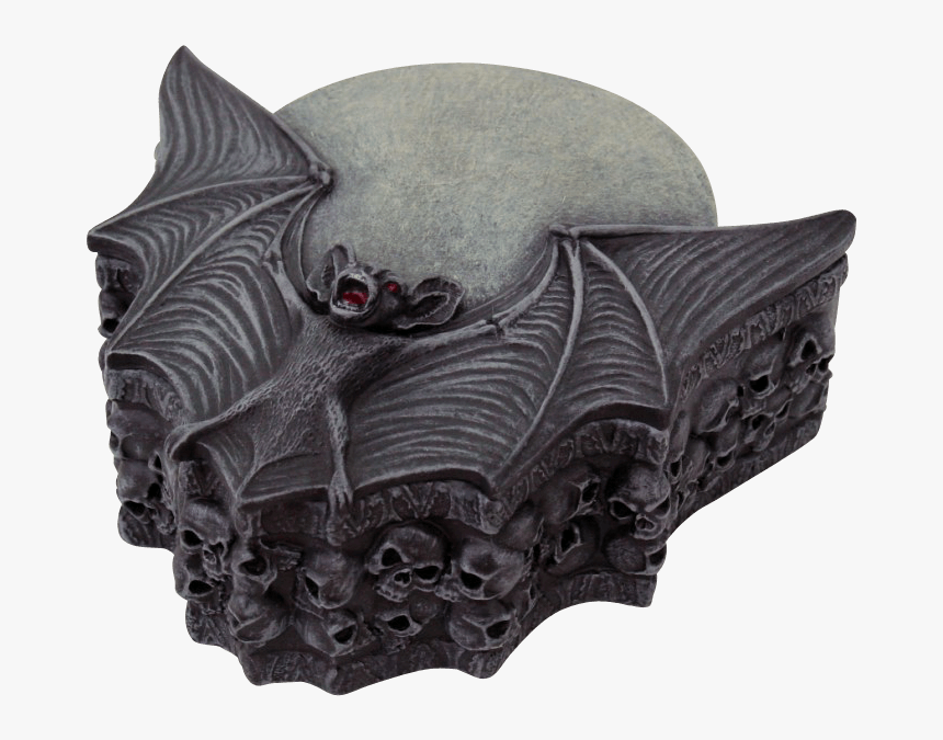 Moonlit Bat Wings Box - Bat, HD Png Download