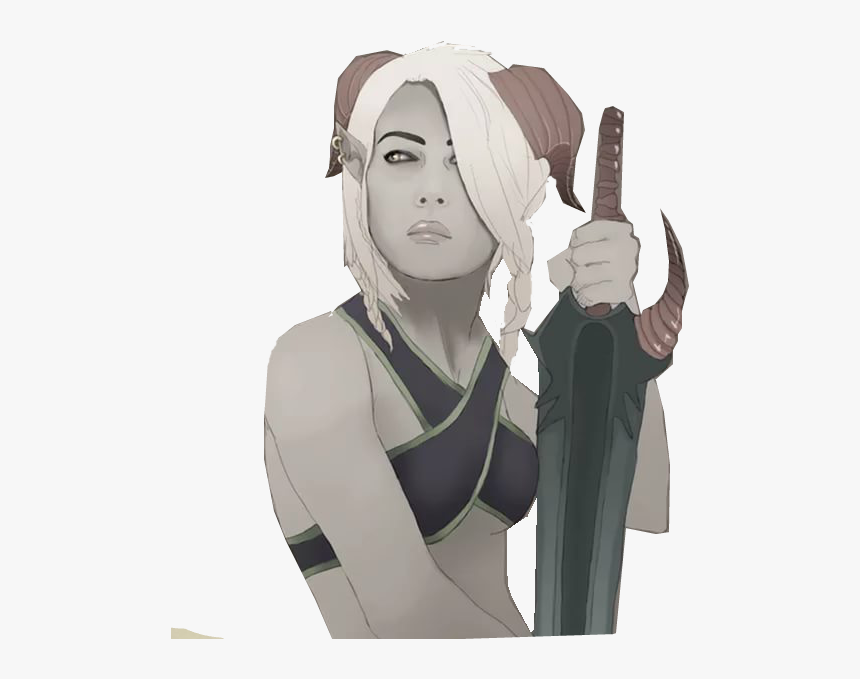 #dragon Age Inquisition - Female Qunari Hot, HD Png Download