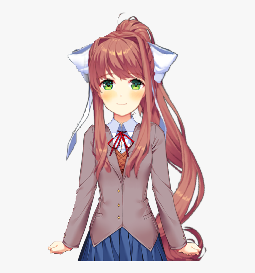 Monika Doki Doki, HD Png Download