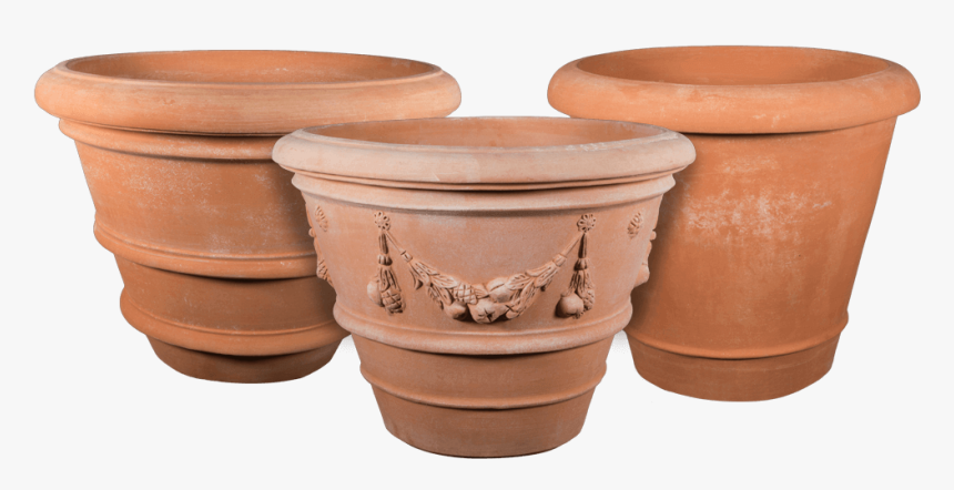 Vases & Planters Terra Cotta Pots - Terracotta Impruneta, HD Png Download