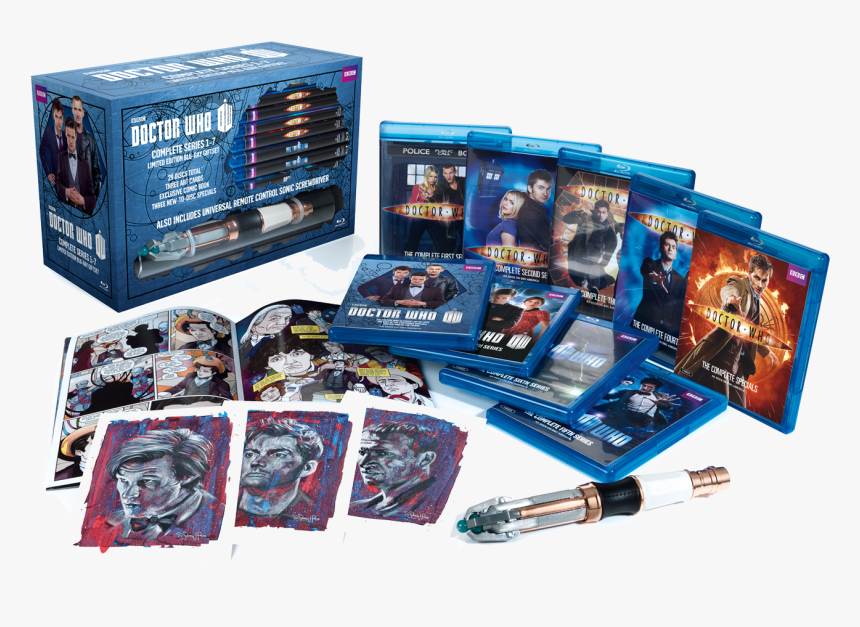 Doctor Who Blu Ray Box Set, HD Png Download