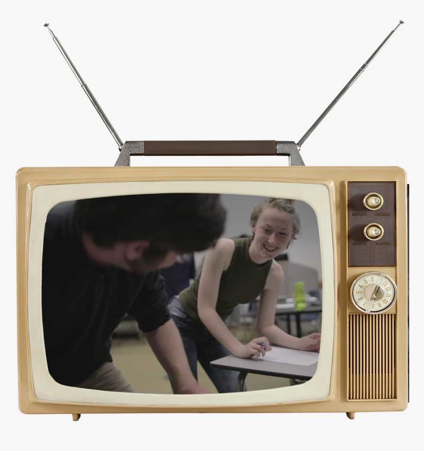 Old Tv Set - Small Appliance, HD Png Download