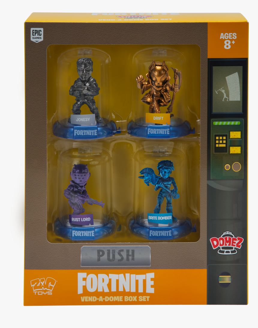 Sdcc Fortnite Figures Domez, HD Png Download