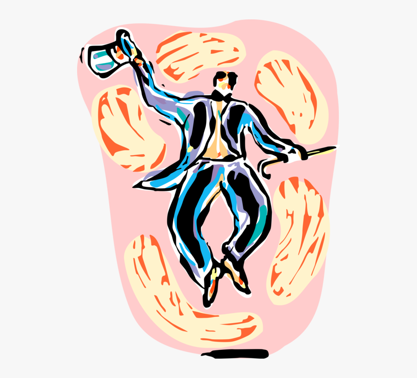 Vector Illustration Of Big Top Circus Master Of Ceremonies - Illustration, HD Png Download