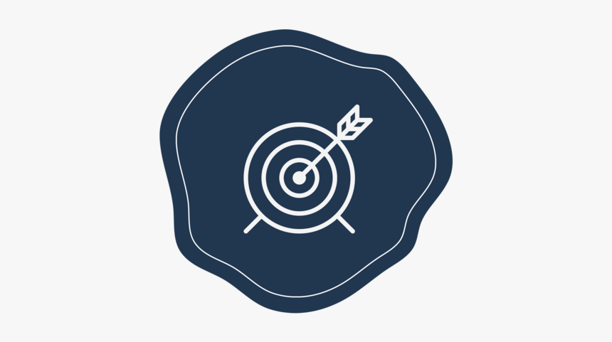 An Arrow Sticking Our Of The Bullseye Of A Target Icon - Emblem, HD Png Download