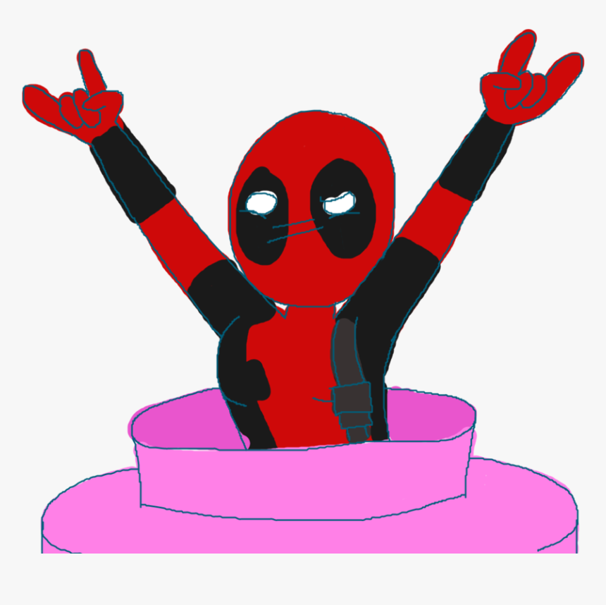 Deadpool Clip Art Free Stock Draw Cartoon Huge Freebie - Cartoon, HD Png Download