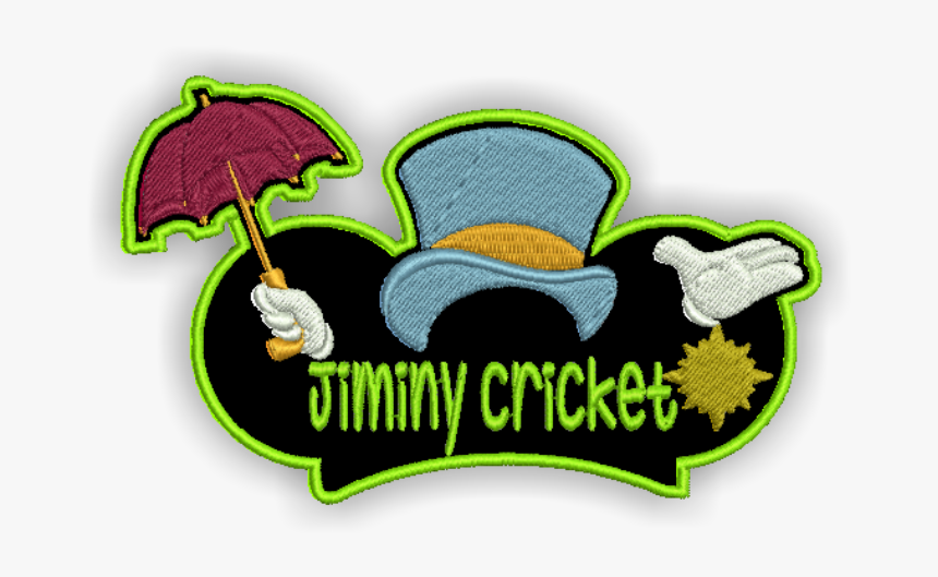 Image Of Jiminy Custom Iron-on Patch With Name - Cartoon, HD Png Download
