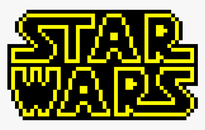 Star Wars Logo - Pixel Art, HD Png Download