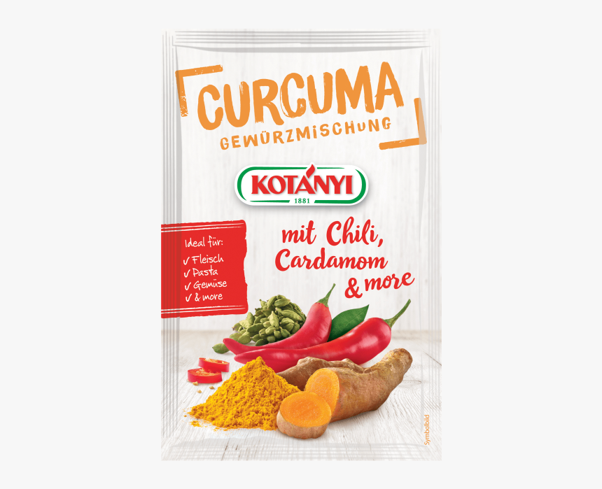 Kotányi Curcuma Mit Chili, Cardamom & More Gewürzmischung - Kotányi, HD Png Download