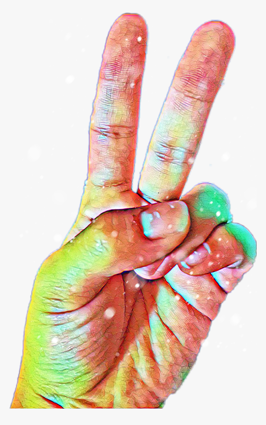 #peace #hand - Illustration, HD Png Download