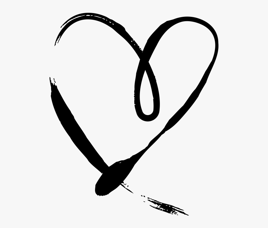Transparent Hand Holding Beer Png - Hand Drawn Heart Graphic, Png Download