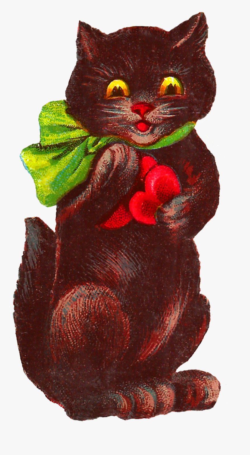 Retro Cat Png, Transparent Png