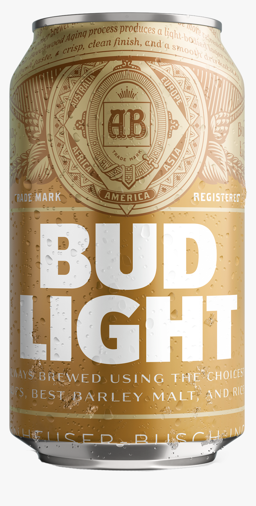 Gold Bud Light Png, Transparent Png