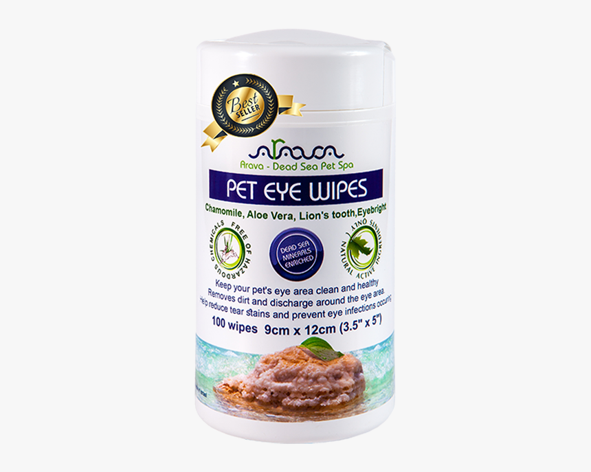 Arava Dead Sea Pet Spa Dog & Cat Eye Wipes, HD Png Download