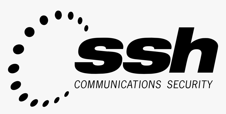 Ssh Logo Black And White - Secure Shell, HD Png Download