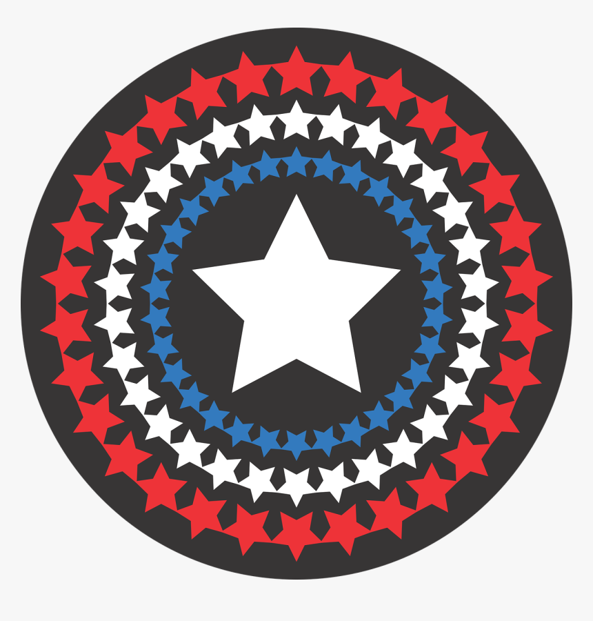 Stars Circle Of Stars Red White Blue Black Free Photo - Costa Rican Art And Crafts, HD Png Download