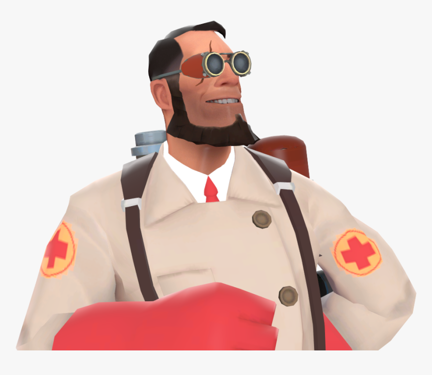 Fashionable Megalomaniac - Medic Tf2 Png, Transparent Png