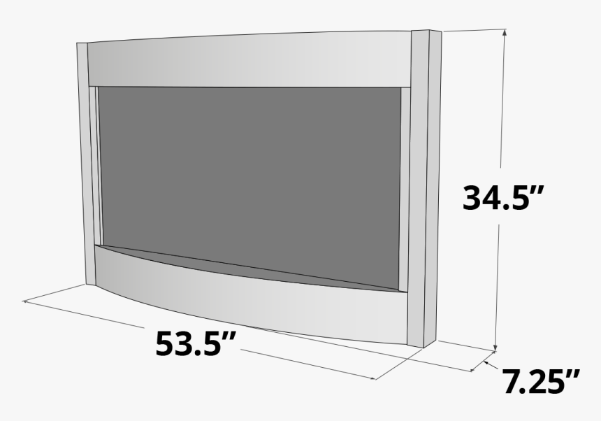 Line Drawing - Calming Waters - Led-backlit Lcd Display, HD Png Download