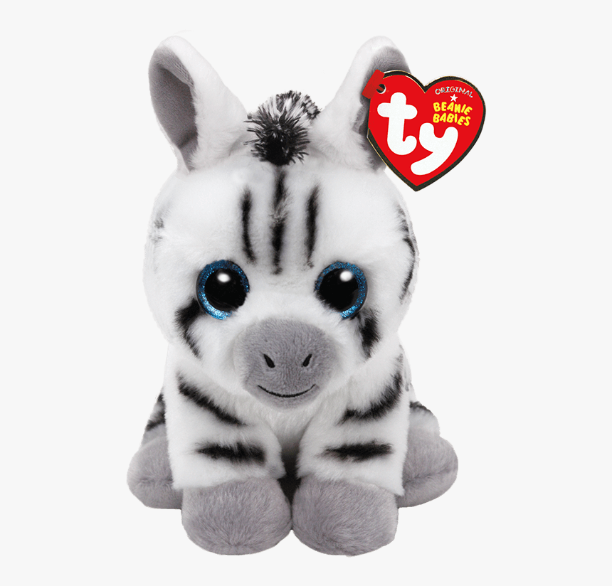 White Zebra With Black Stripes - Beanie Babies Zebra, HD Png Download